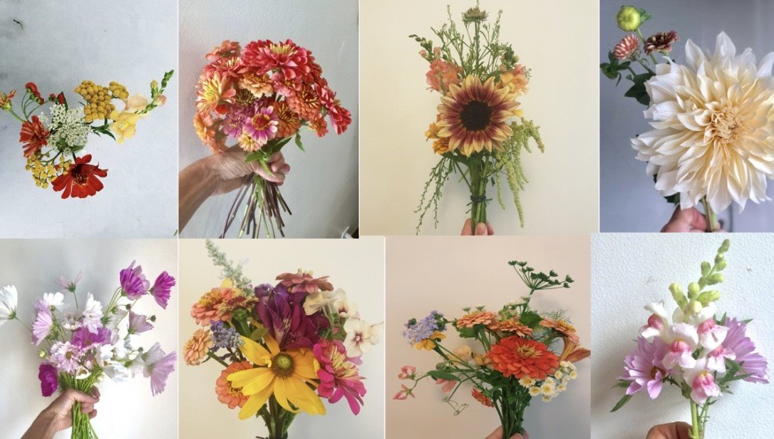 FLOWER FUN: What Cheer Flower Farm puts together flower arrangements and donates them throughout the state. (Submitted photo)